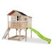 Domček cédrový na pilieroch Loft 750 Natural Exit Toys veľký s vodeodolnou strechou pieskoviskom