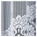 Biela žakarová záclona SERAFINA 310x160 cm