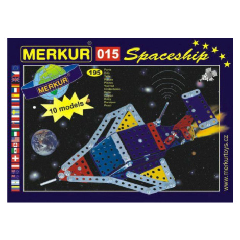 MERKUR Raketoplán 01Stavebnice 10 modelov 19v krabici 26x18x5cm Teddies