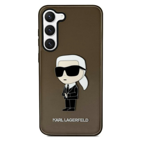 Plastové puzdro Karl Lagerfeld na Samsung Galaxy S23+ 5G S916 KLHCS23MHNIKTCK HC IML NFT Ikonik 