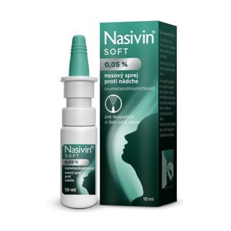 Nasivin Soft 0,05 % proti nádche 10 ml