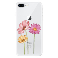 Odolné silikónové puzdro iSaprio - Three Flowers - iPhone 8 Plus