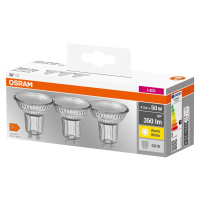 OSRAM LED žiarovka, 3 kusy (Refl. PAR16 GU10)