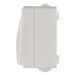 EMOS Zásuvka nástenná, biela, IP54, 1950010205