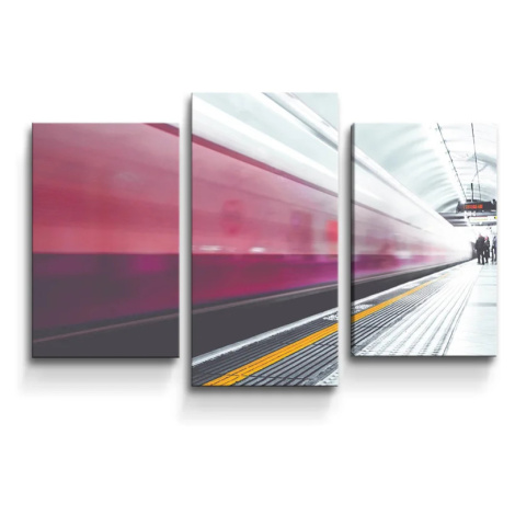 Obraz - 3-dílný Metro 2 - 75x50 cm