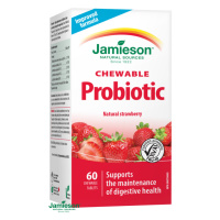 JAMIESON Probiotic tablety na cmúľanie s jahodovou príchuťou  tbl. 60 pastiliek