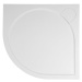 GELCO - ARCA sprchová vanička z liateho mramoru, štvrťkruh, 90x90cm, R550 PA559