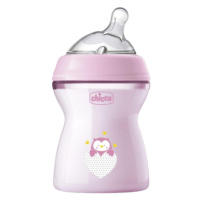 CHICCO CHICCO Fľaša dojčenská Natural Feeling 250 ml dievča 2m+ 250 ml