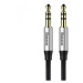 Audio kábel Baseus Yiven M30 3.5 mm, jack/jack, 0,5 m, čierny