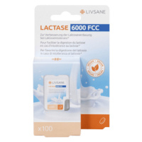 LIVSANE Laktázové tablety 6000 FCC 100 tabliet
