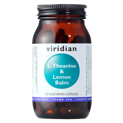 VIRIDIAN L-Theanine & Lemon Balm 90 kapsúl
