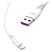 Kábel Dudao L2T, USB na USB-C 5A, 2m, biely