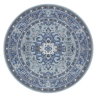 Kruhový koberec Mirkan 104438 Skyblue - 160x160 (průměr) kruh cm Nouristan - Hanse Home koberce