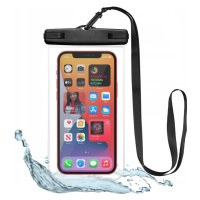 Púzdro TECH-PROTECT UNIVERSAL WATERPROOF CASE BLACK/CLEAR (6216990212710)