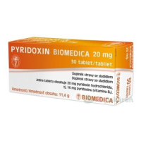 PYRIDOXIN BIOMEDICA 20 mg 3x10 tbl