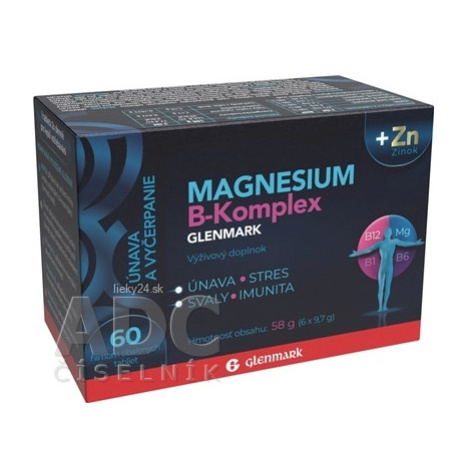 Magnesium B-Komplex GLENMARK + Zinok