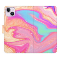 Flipové puzdro iSaprio - Abstract Paint 07 - iPhone 14 Plus