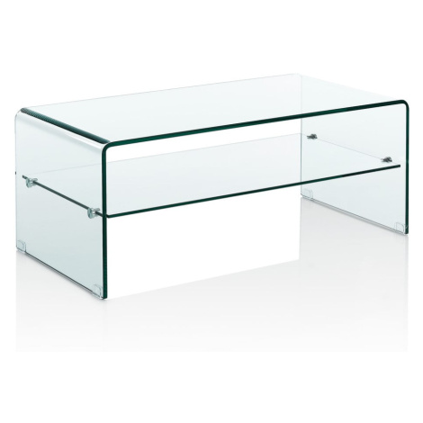 Sklenený konferenčný stolík 50x100 cm Cristal Evo – Tomasucci
