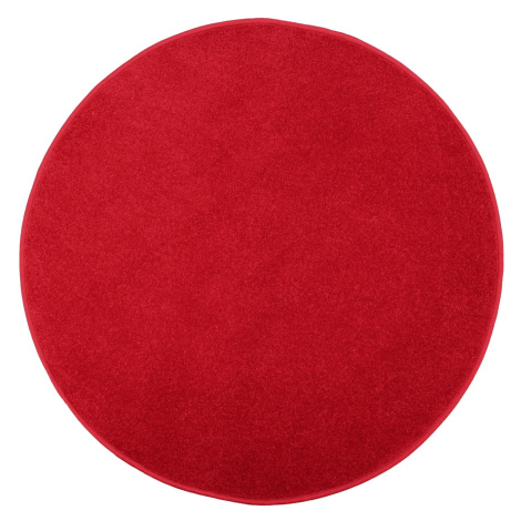 Kusový koberec Eton červený 15 kruh - 100x100 (průměr) kruh cm Vopi koberce