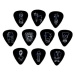 D'Addario Joe Satriani Guitar Picks Black Medium