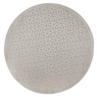 Sivý okrúhly vonkajší koberec ø 160 cm Argento - Flair Rugs