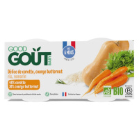 GOOD GOUT BIO Pyré z maslovej tekvice a mrkvy 2x 190 g