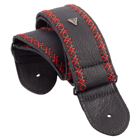 Perri's Leathers Fancy Stitch Black & Red