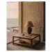 Konferenčný stolík z tíkového dreva v prírodnej farbe 90x90 cm Sashi – Kave Home