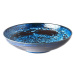 Modrá keramická servírovacia misa Mij Copper Swirl, ø 28 cm