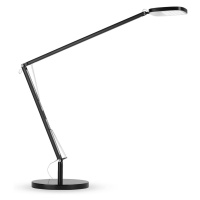 Stolná LED lampa Birdie 930 stôp, okrúhla, čierna