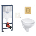 Závesný wc set do ľahkých stien / predstenová montáž Grohe Bau Ceramic SIKOGRSBAUSCGN0