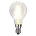 LED kvapková žiarovka E14 P45 2 W 2700K filament