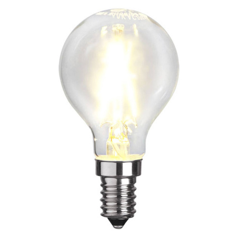 LED kvapková žiarovka E14 P45 2 W 2700K filament Star Trading