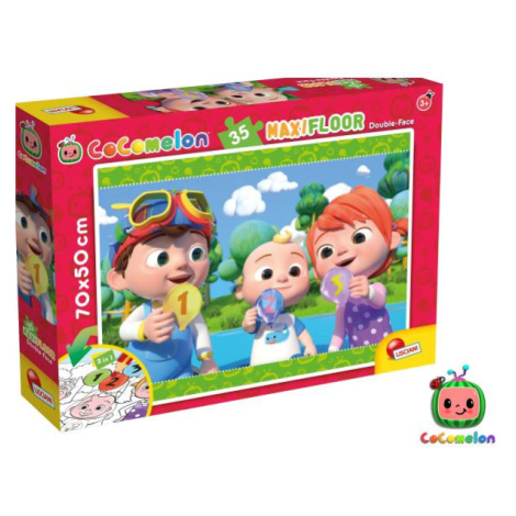 CoComelon Puzzle Maxi 35 čísla 2v1 70x50 cm