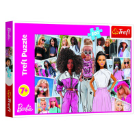 TREFL Puzzle Vo svete Barbie/Mattel 200 ks