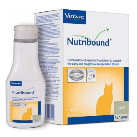 Nutribound Cat na rekonvalescenciu pre mačky 3x150ml Virbac