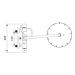 OMNIRES - UNI termostatický sprchový stĺp čierna mat /BLM/ Y1244NBL
