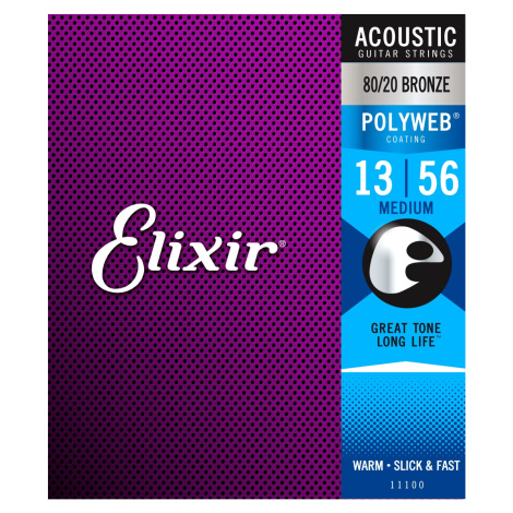 Elixir Polyweb 80/20 Bronze Medium