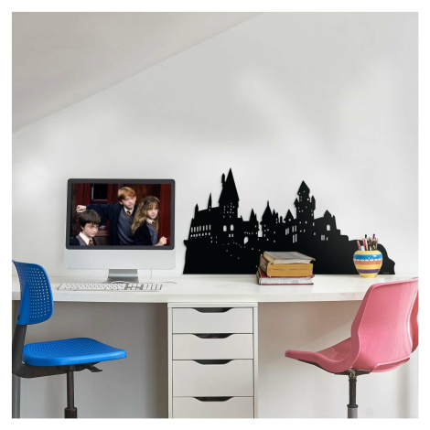 Drevený obraz z Harryho Pottera - Rokfort, Čierna