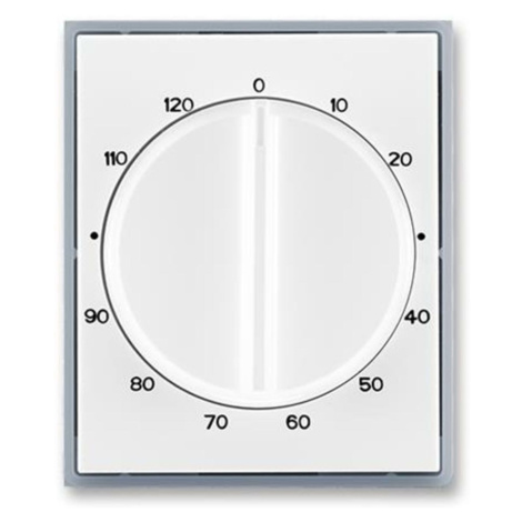 Kryt spínaca casového otocný 120min. biela/sivá ladová Element (ABB)