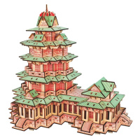 Woodcraft Drevené 3D puzzle YueJiang Tower