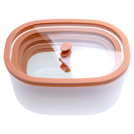 STATUS 177110 Fresko 5-dielna súprava vákuových dóz lososová