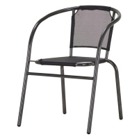 Sconto Záhradná stolička LUCCA 2 antracitová/čierna