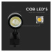 Bodové lištové LED svietidlo 4CORE 35W, 4000K, 3450lm, čierne VT-4536 (V-TAC)