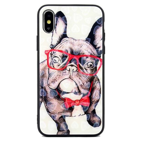 Plastové puzdro na Apple iPhone 7/8/SE 2020/SE 2022 Glass Hearts frenchie