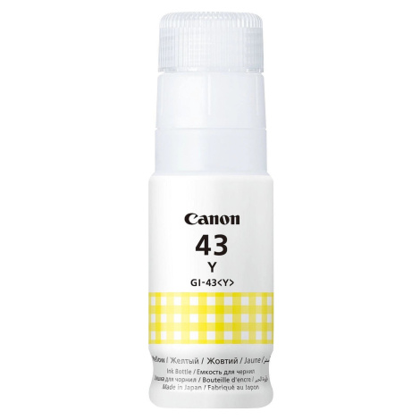 Canon GI-43 Y 4689C001 žltá (yellow) originálna atramentová náplň