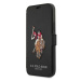 Púzdro US Polo USFLBKP12LPUGFLBK iPhone 12 Pro Max 6,7" czarny/black book Polo Embroidery Collec