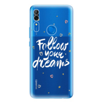 Odolné silikónové puzdro iSaprio - Follow Your Dreams - white - Huawei P Smart Z
