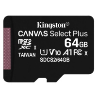 Kingston microSDXC Canvas Select Plus 64 GB A1 Class 10 100 MB/s UHS-I