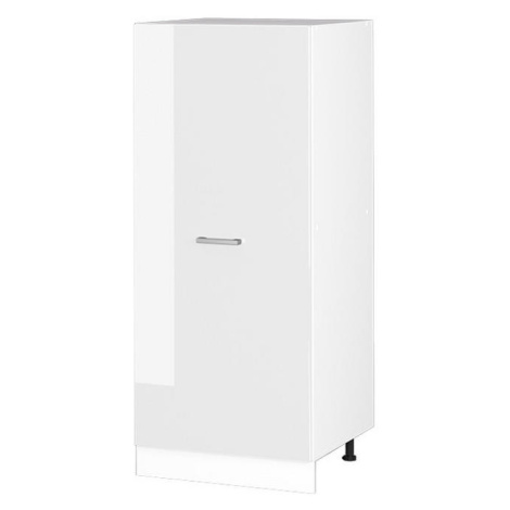 Vicco VYSOKÁ SKRIŇA R-Line Biely vysoký lesk 60 cm s veľkými dverami